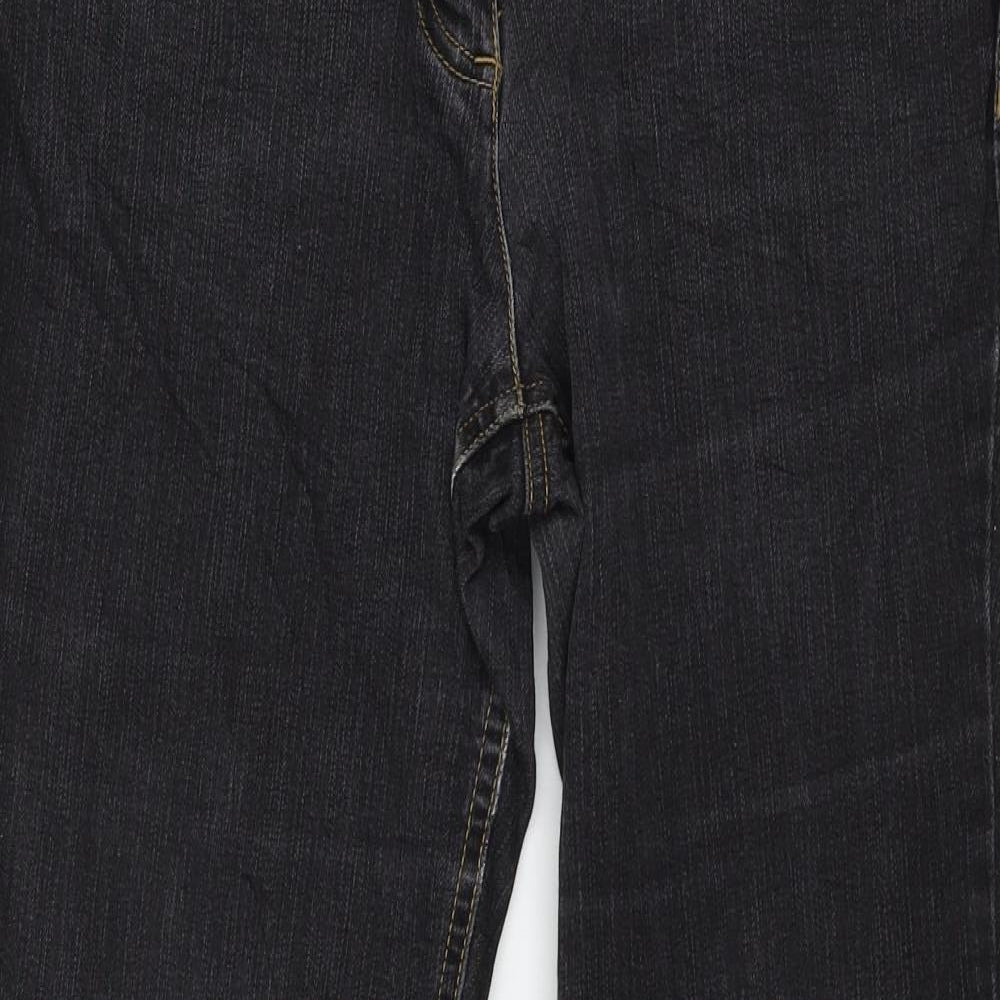 John Banner Womens Grey  Denim Straight Jeans Size 16 L27 in