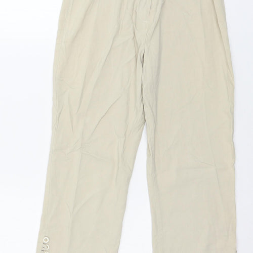 Kirtay Womens Ivory   Trousers  Size 10 L23 in