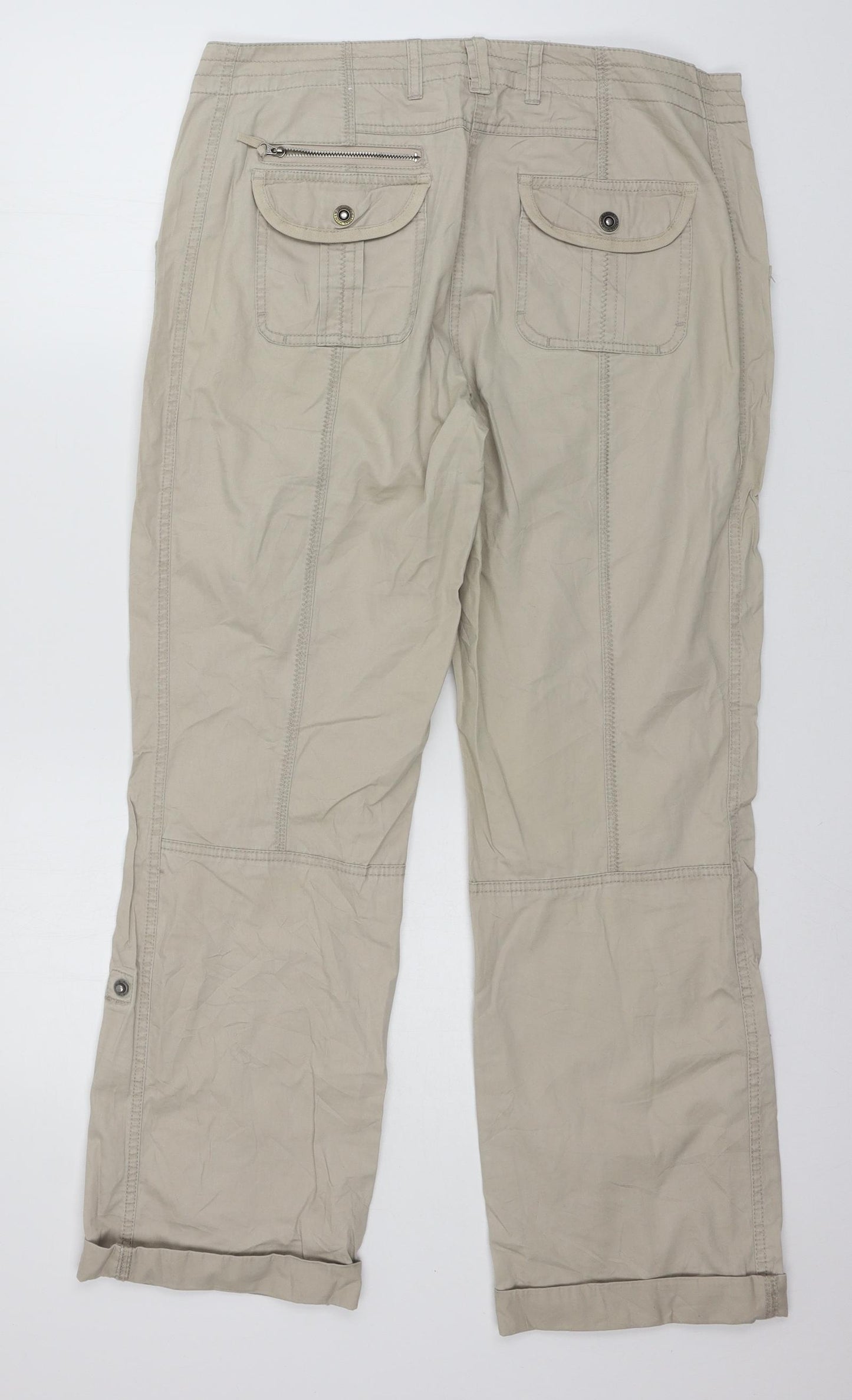 St Oliver Womens Grey   Cargo Trousers Size 14 L28 in