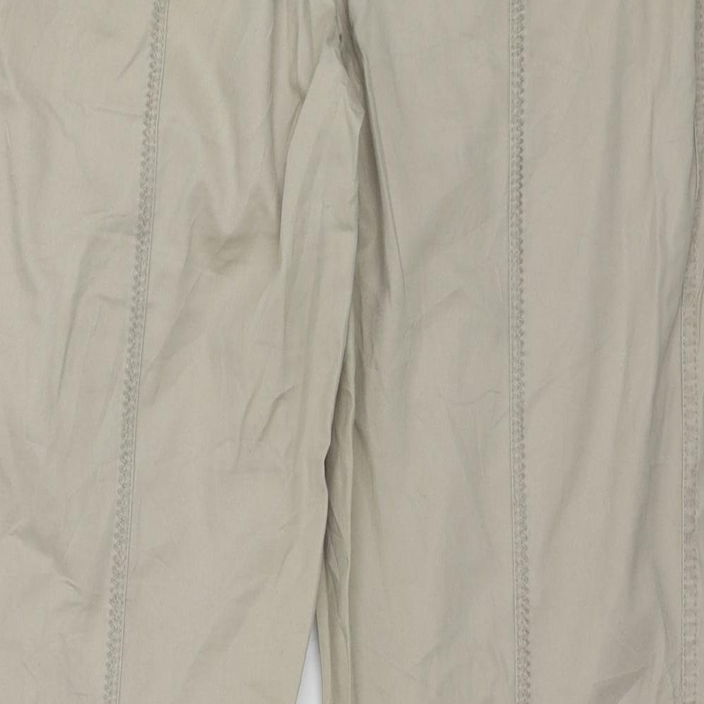 St Oliver Womens Grey   Cargo Trousers Size 14 L28 in