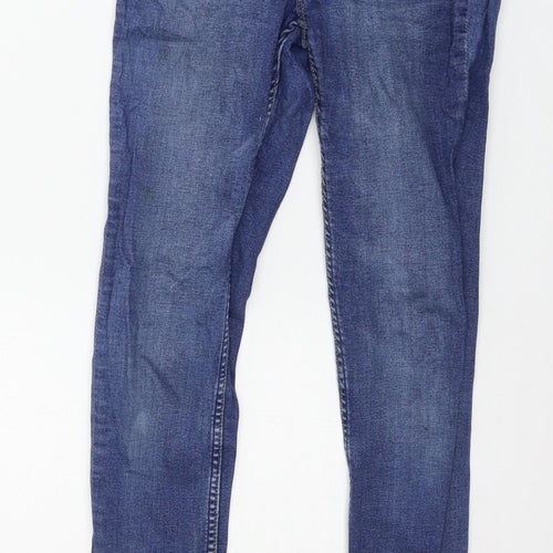 157 Womens Blue  Denim Skinny Jeans Size 24 in L29 in