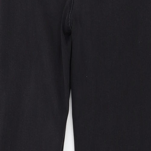 Missguided Womens Black  Denim Skinny Jeans Size 10 L27 in