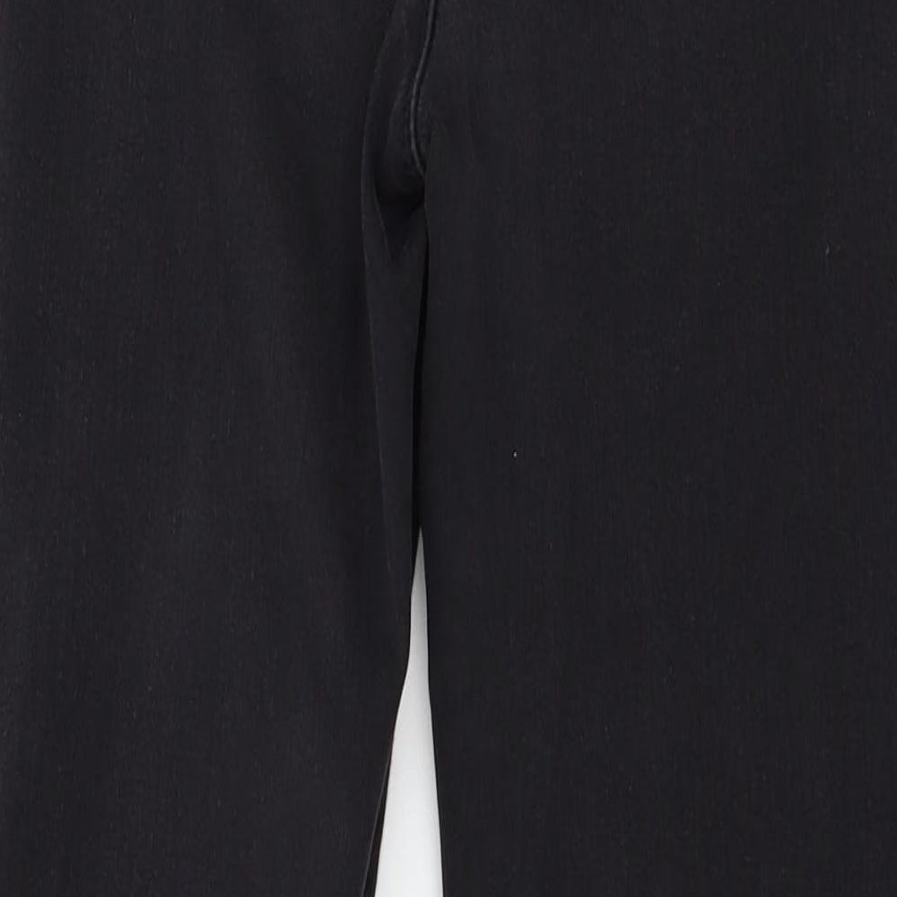 Missguided Womens Black  Denim Skinny Jeans Size 10 L27 in