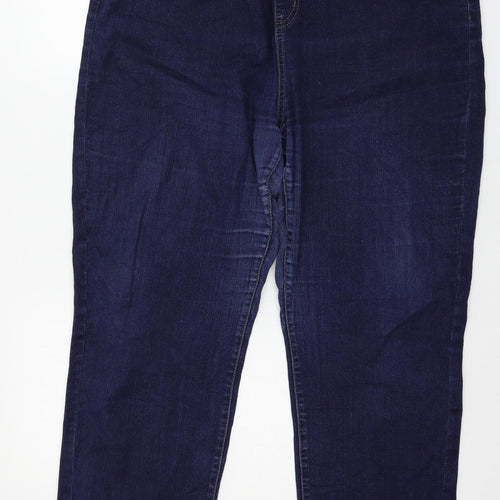 Sunbird Womens Blue  Denim Jegging Jeans Size 14 L28 in