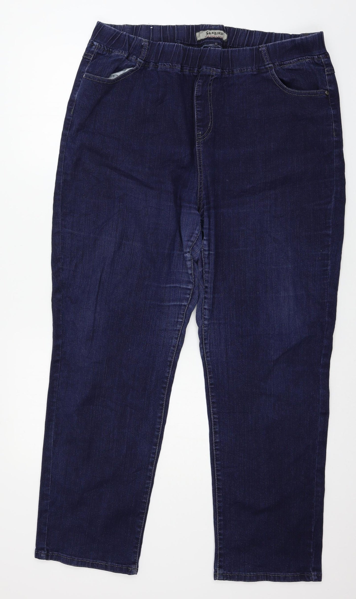 Sunbird Womens Blue  Denim Jegging Jeans Size 14 L28 in