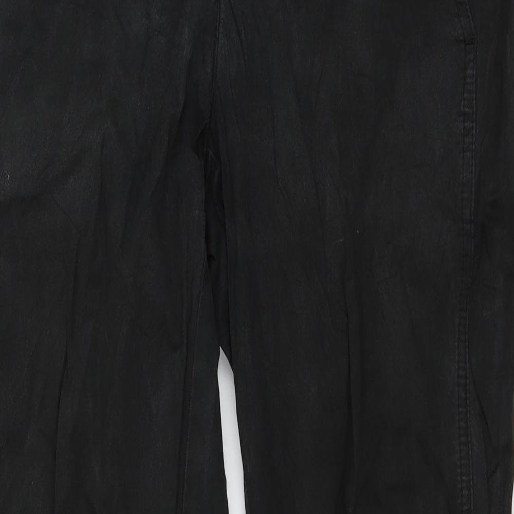 hannes roether Womens Black   Trousers  Size L L29 in