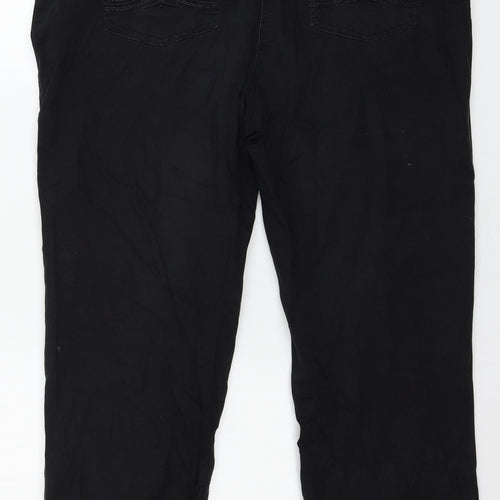 Preworn Womens Black   Straight Jeans Size 22 L27 in