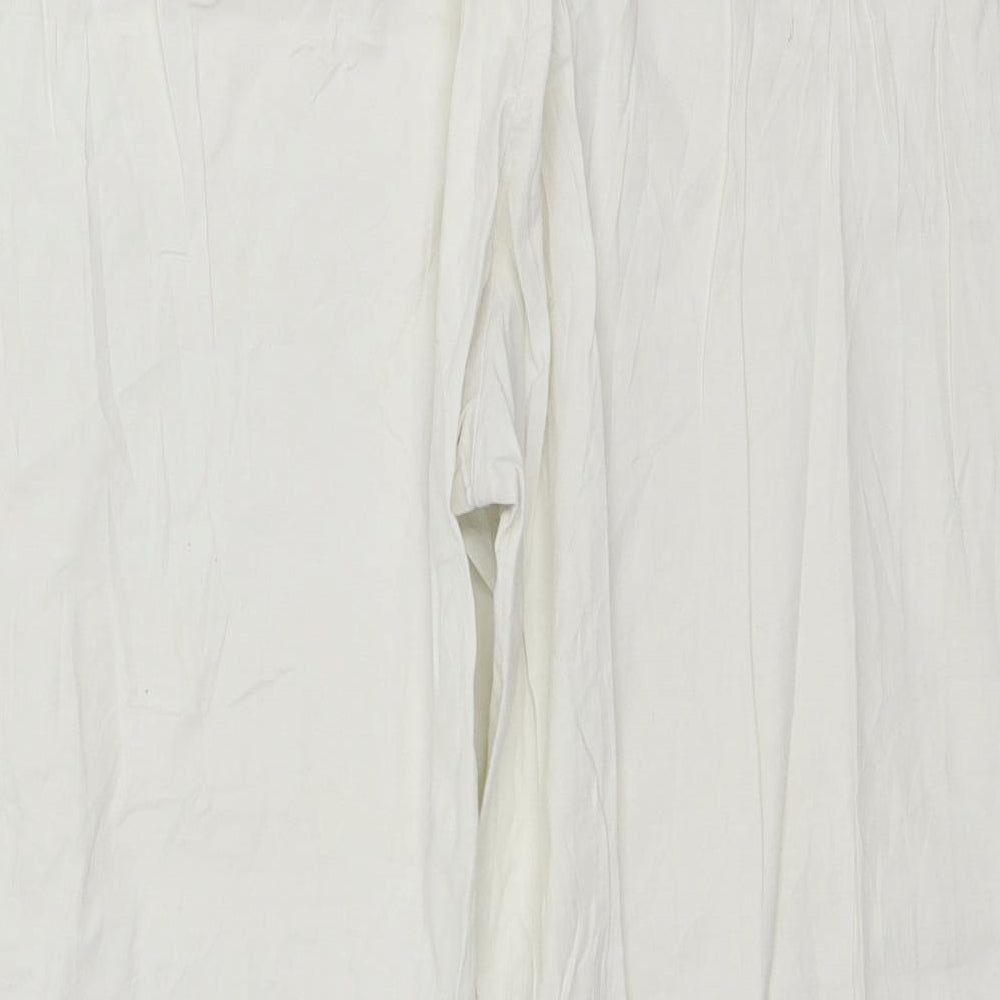 BB Womens White   Cropped Trousers Size 20 L24 in