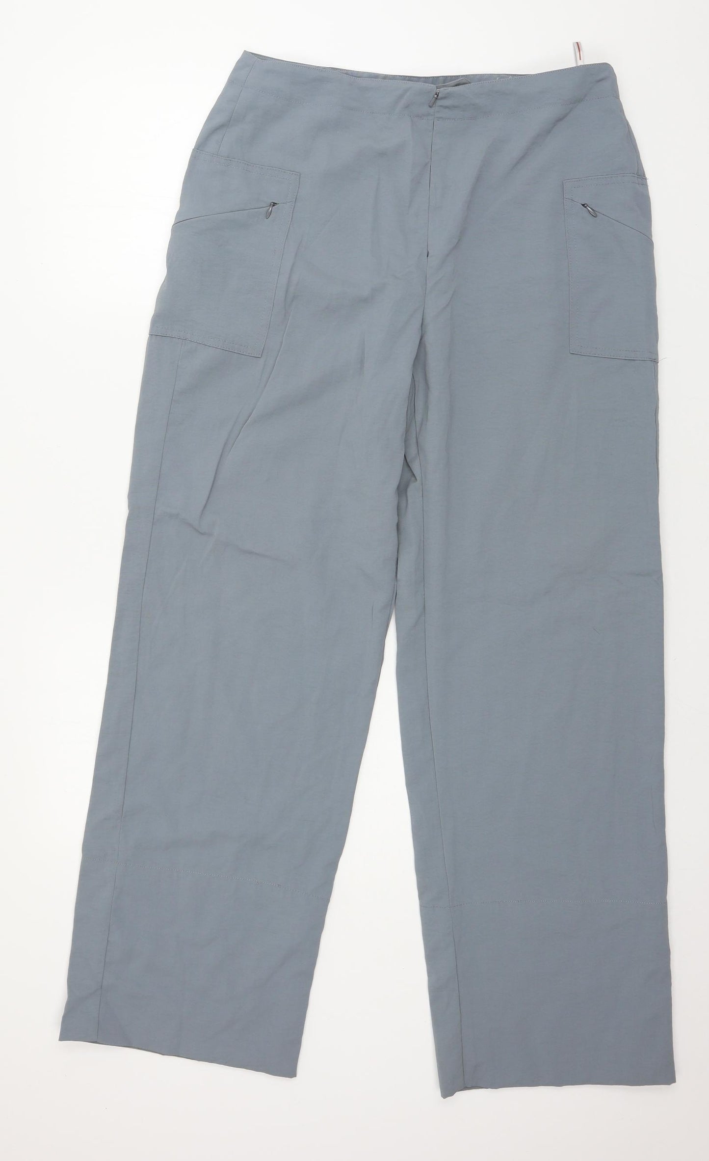 Oasis Womens Grey   Trousers  Size 16 L30 in