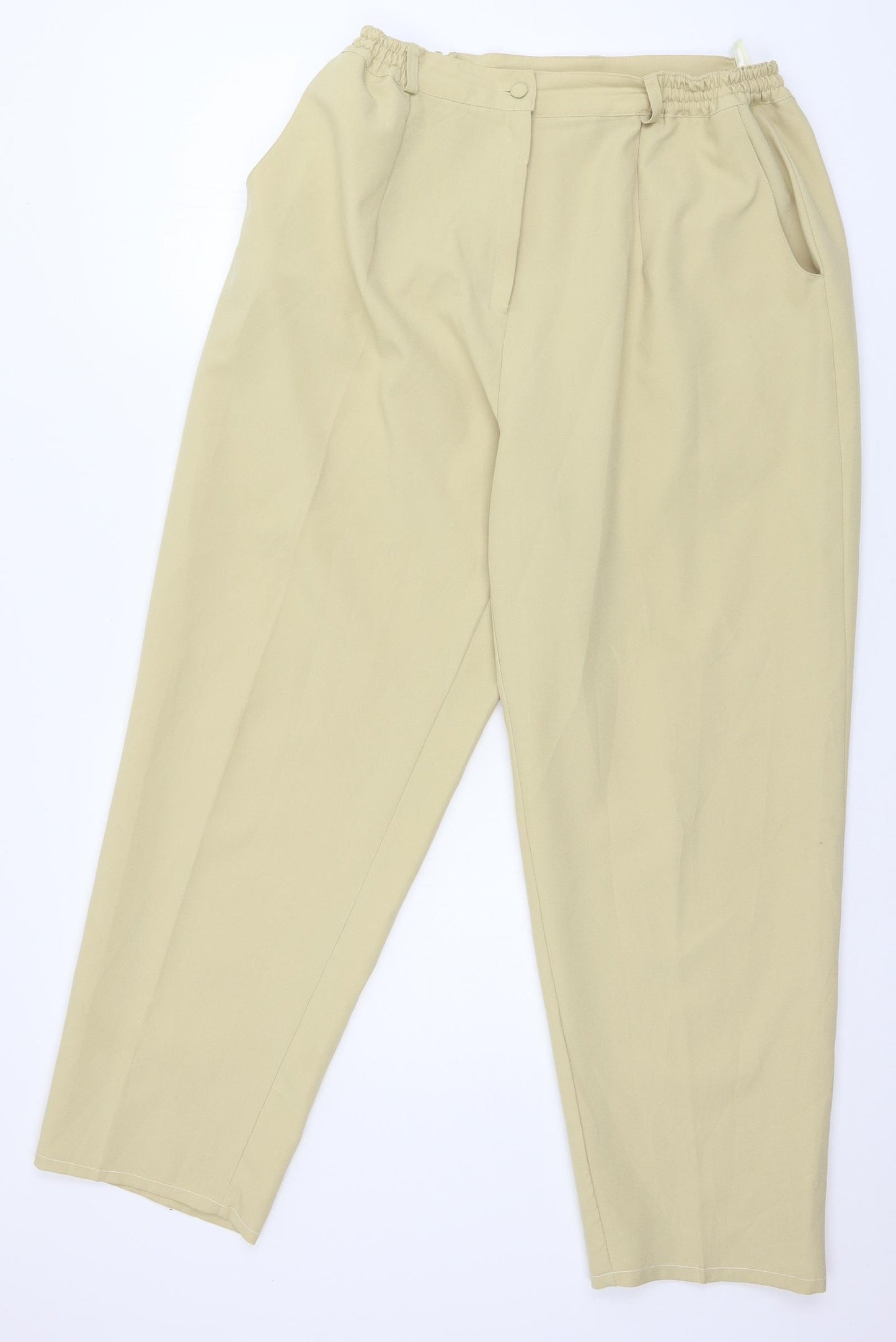 Preworn Womens Beige   Trousers  Size XL L27 in