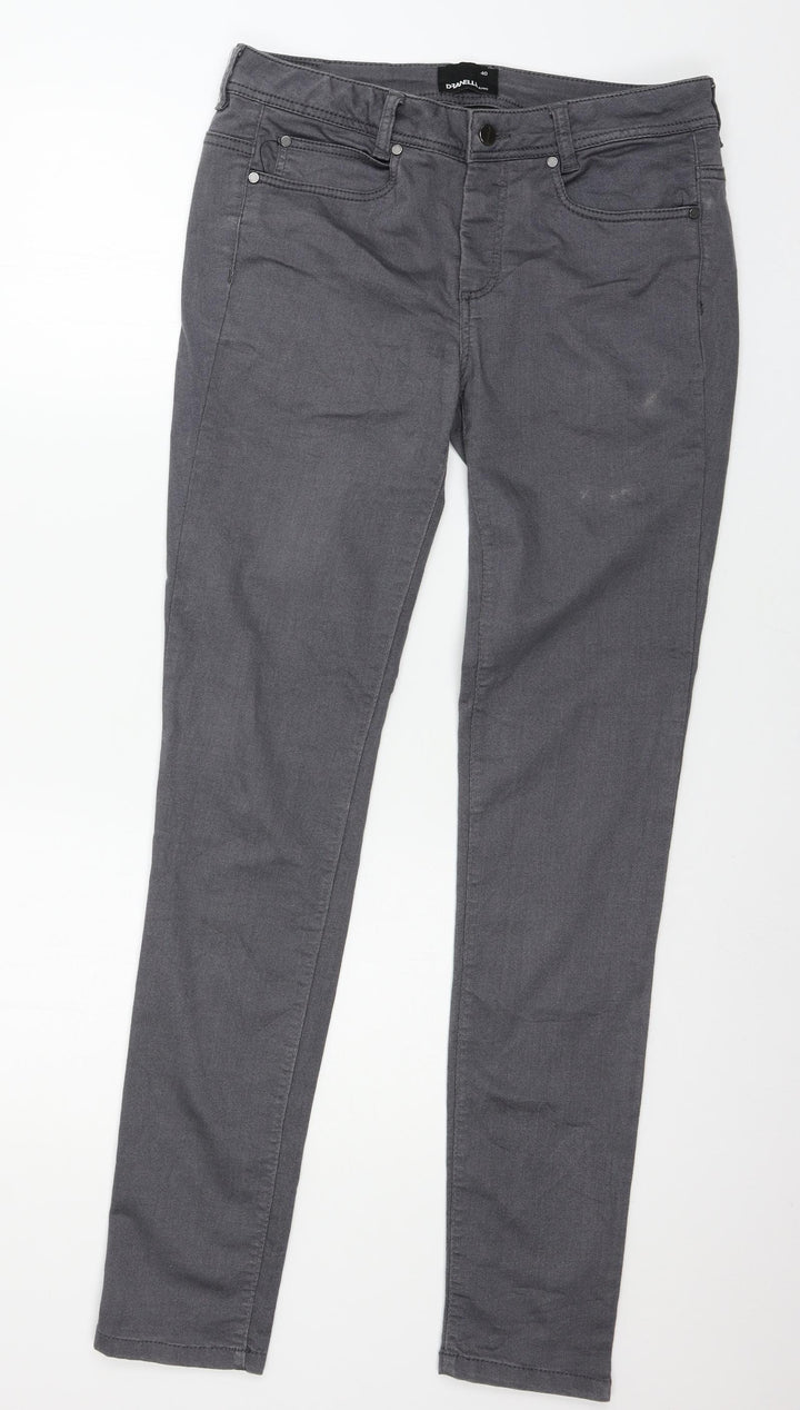 dranella Womens Grey  Denim Skinny Jeans Size 12 L32 in