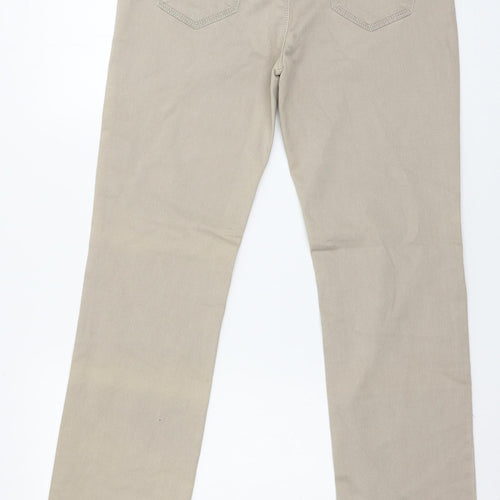 Sunbird Womens Grey  Denim Straight Jeans Size 34 in L31 in
