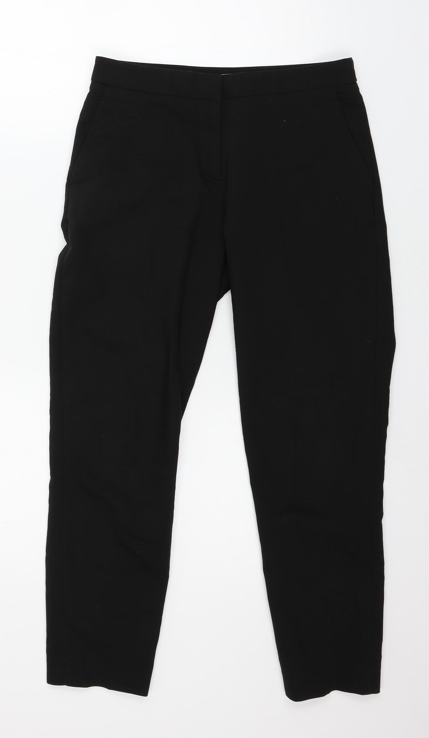 H&M Womens Black   Trousers  Size 6 L25 in