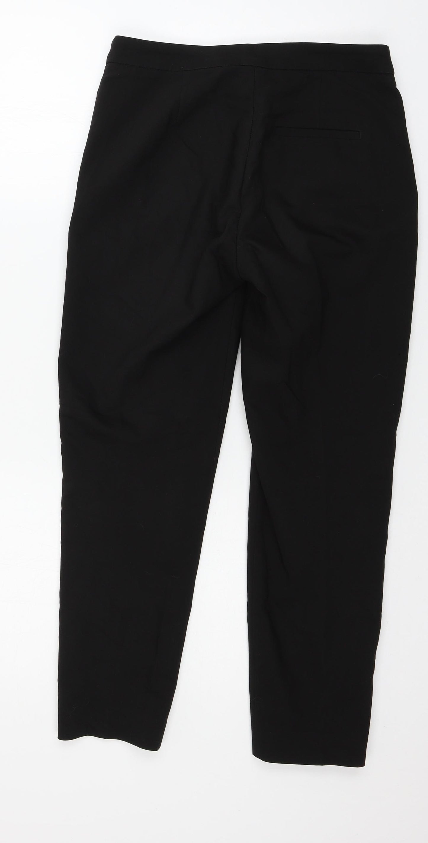 H&M Womens Black   Trousers  Size 6 L25 in