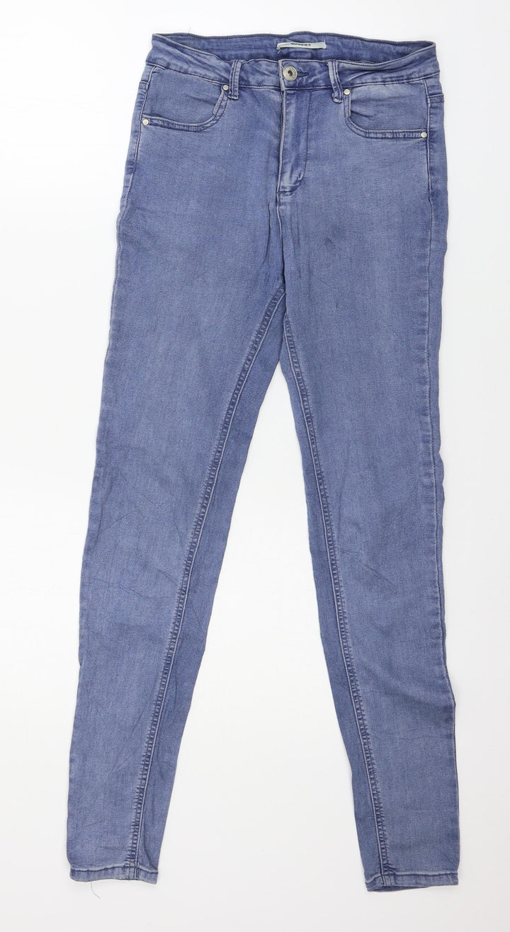 Goodies Womens Blue  Denim Skinny Jeans Size 10 L28 in