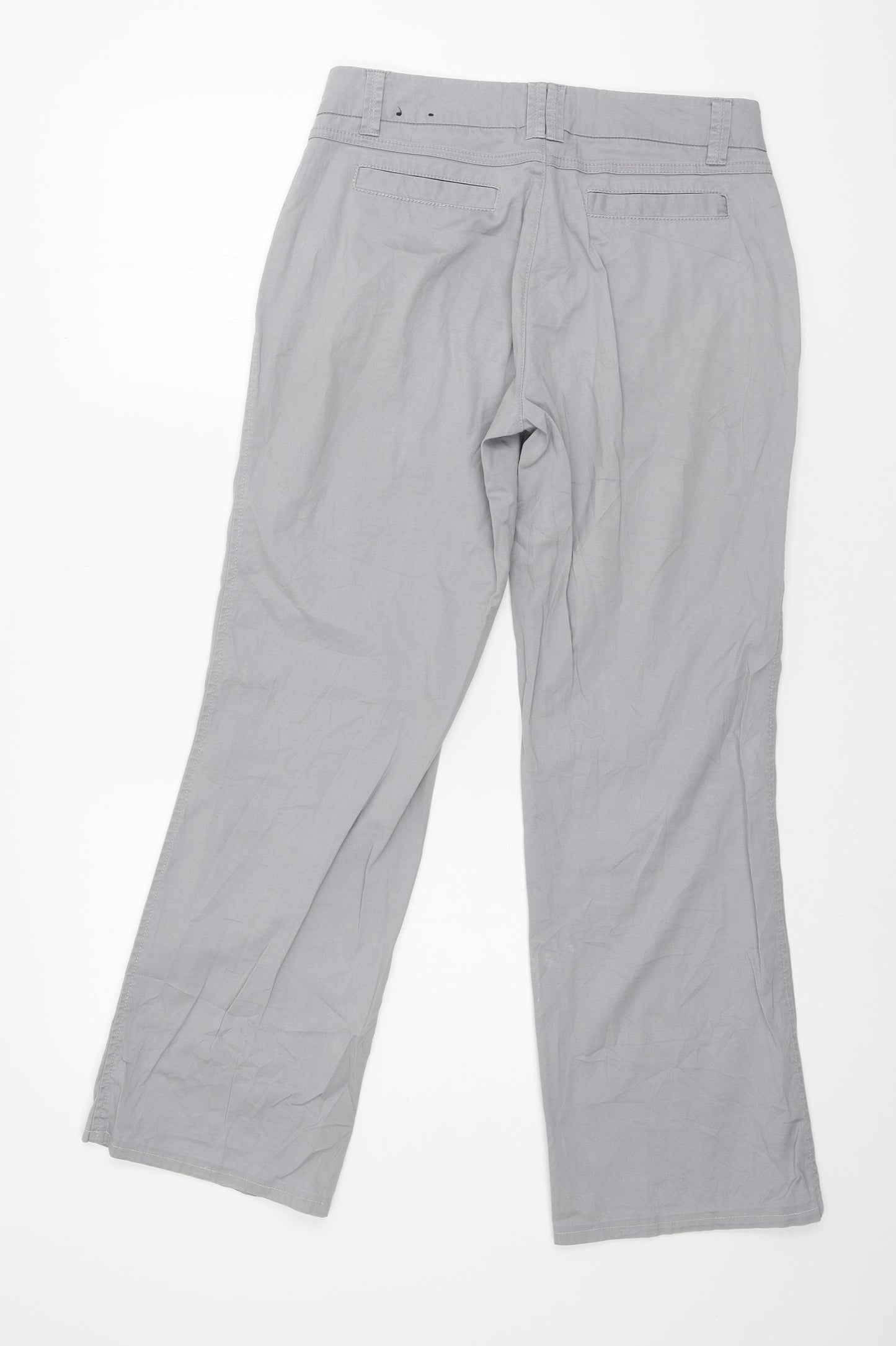 Zero Womens Grey   Trousers  Size 8 L28 in