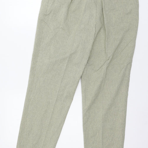 Stark Womens Beige Striped  Trousers  Size 14 L29 in