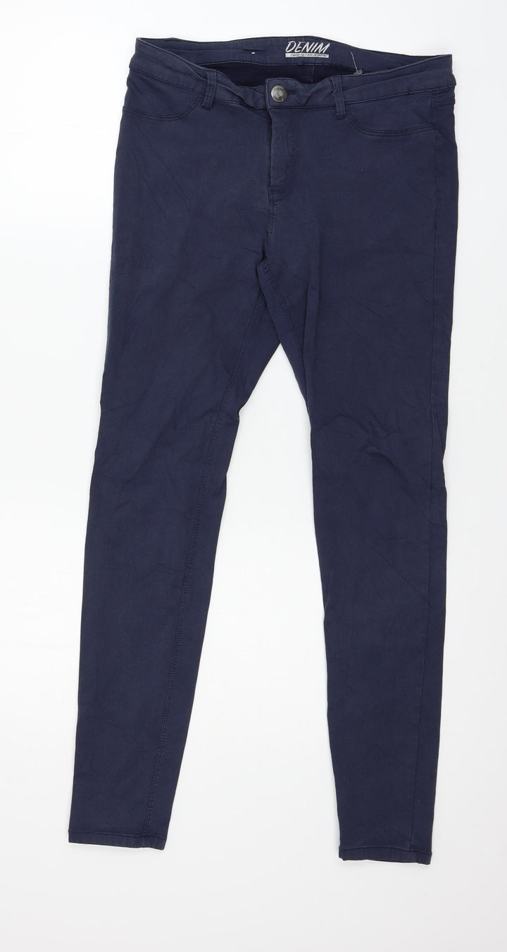 Denim Womens Blue  Denim Skinny Jeans Size 32 in L28 in
