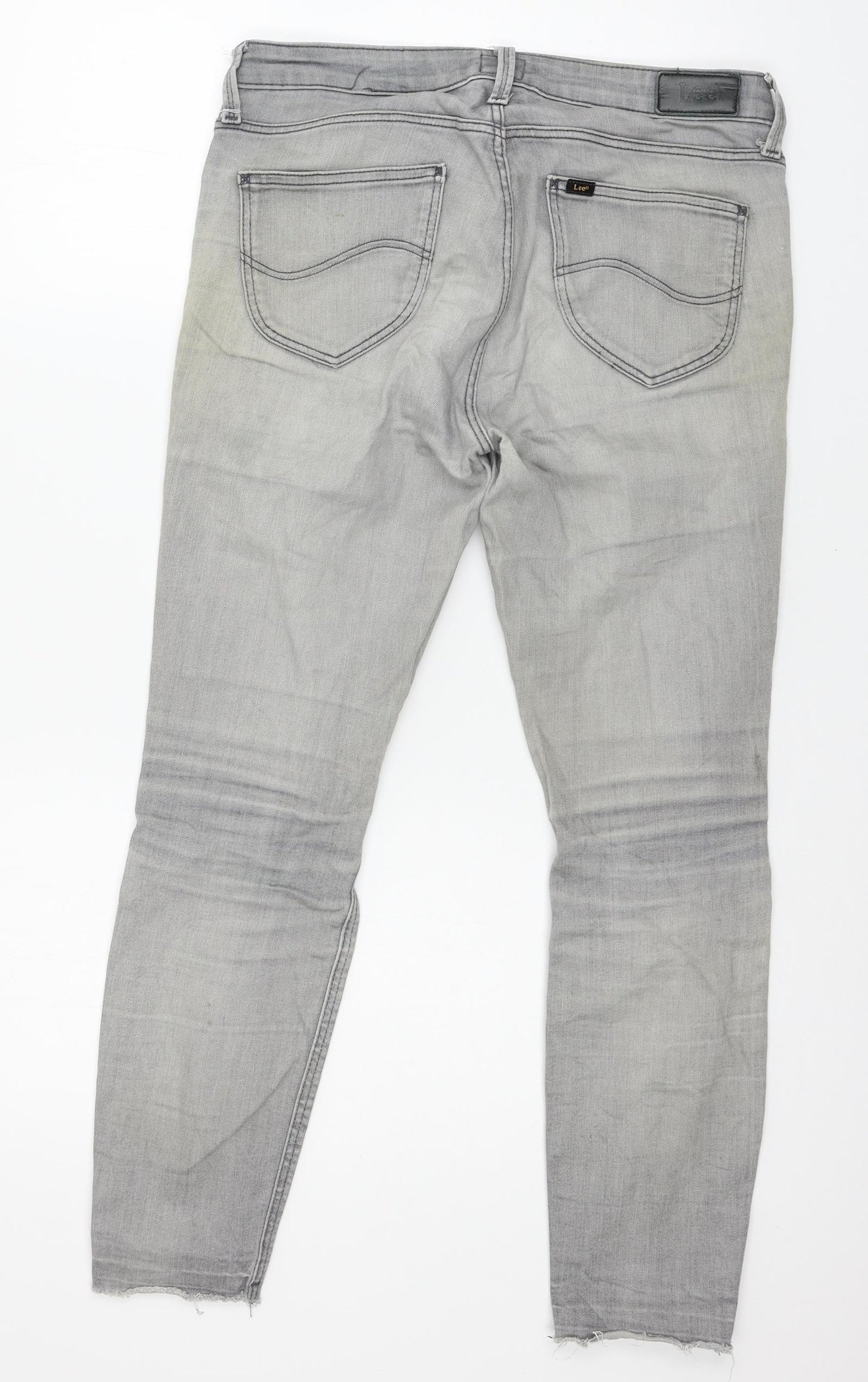 Lee Cooper Womens Grey  Denim Skinny Jeans Size 30 in L25 in
