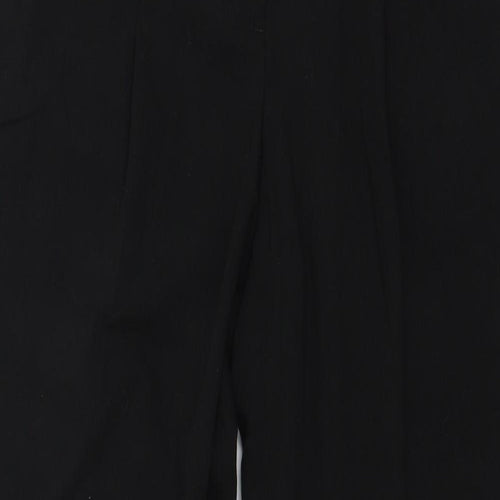 Preworn Womens Black   Trousers  Size 30 in L25 in