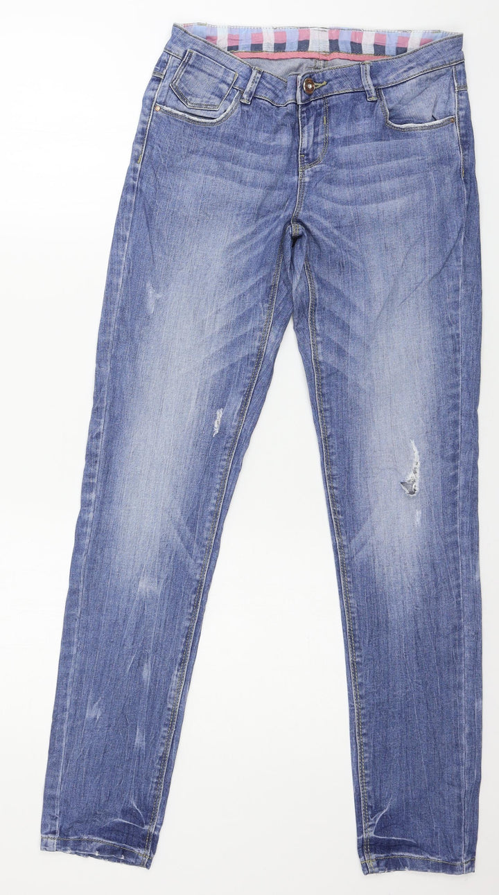 House Denim Womens Blue Denim Straight Jeans Size 28 in L30 in