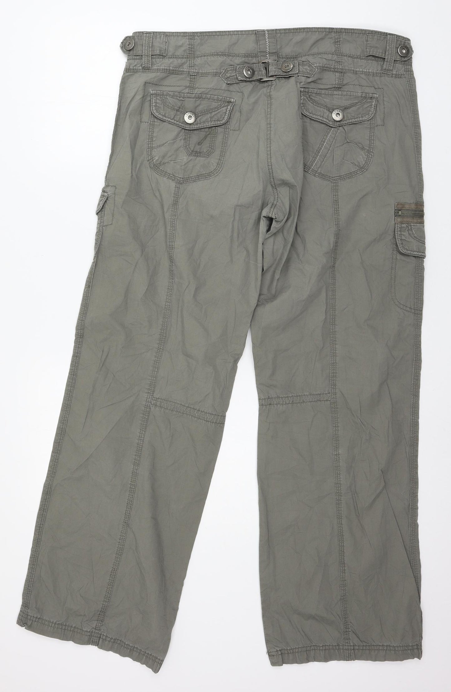 SURE Womens Green   Cargo Trousers Size 16 L30 in