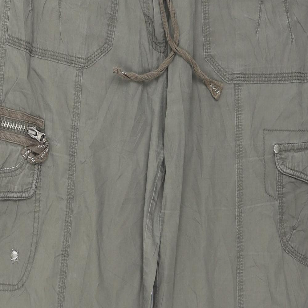 SURE Womens Green   Cargo Trousers Size 16 L30 in