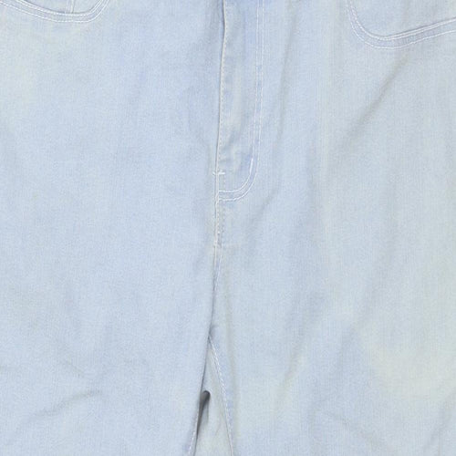 Janina Womens Blue  Denim Cropped Jeans Size 18 L23 in