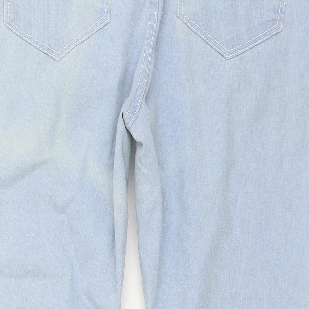 Janina Womens Blue  Denim Cropped Jeans Size 18 L23 in