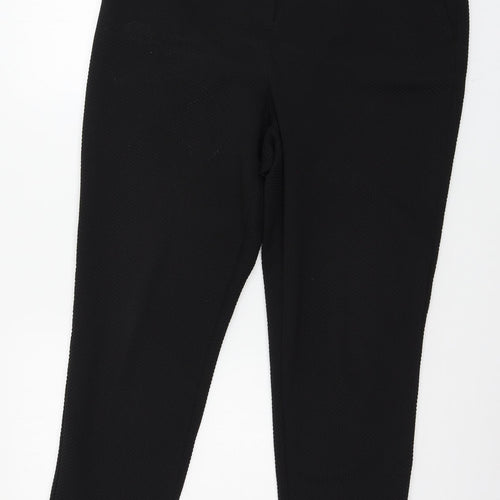 BHS Womens Black   Trousers  Size 14 L25 in
