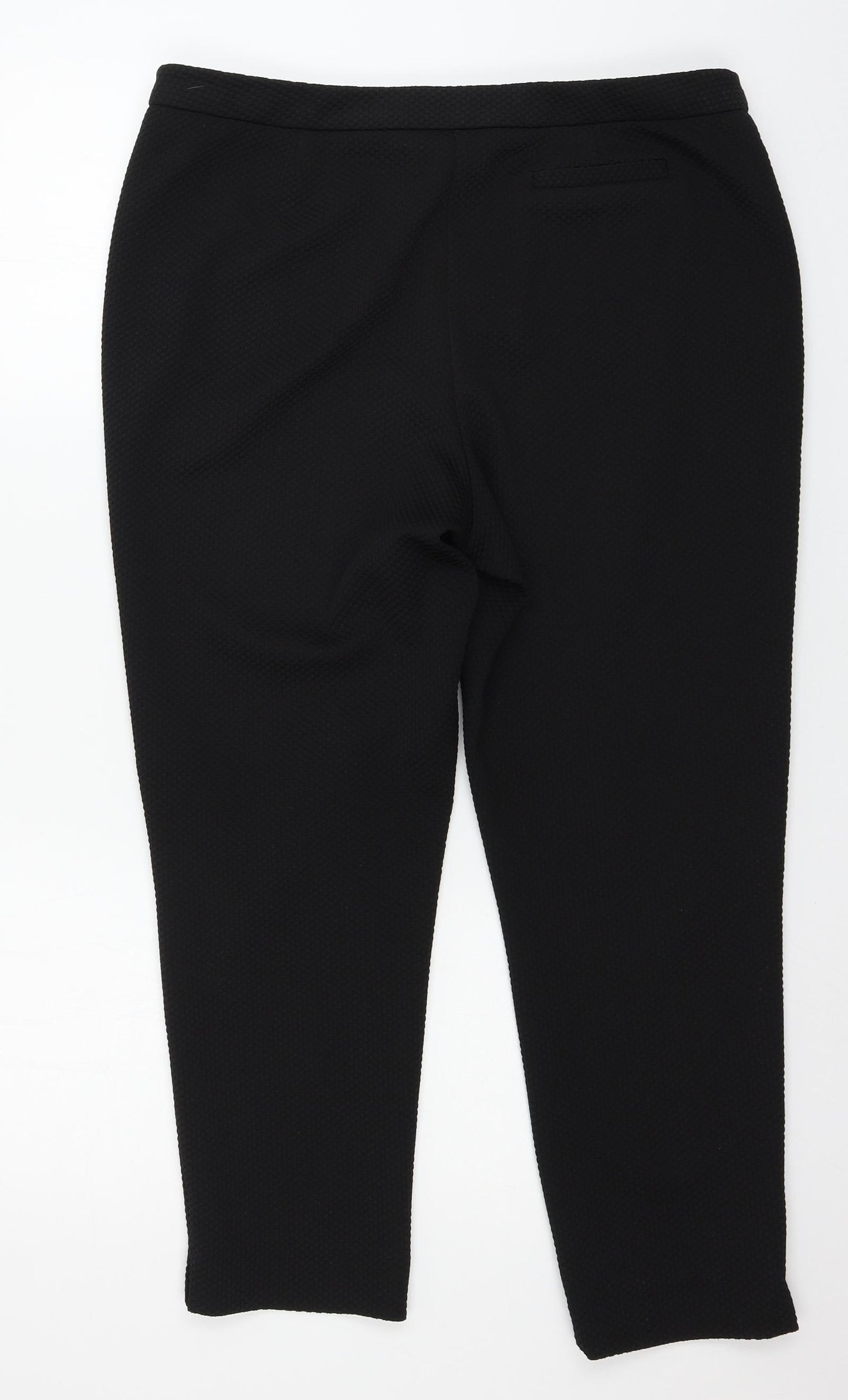 BHS Womens Black   Trousers  Size 14 L25 in