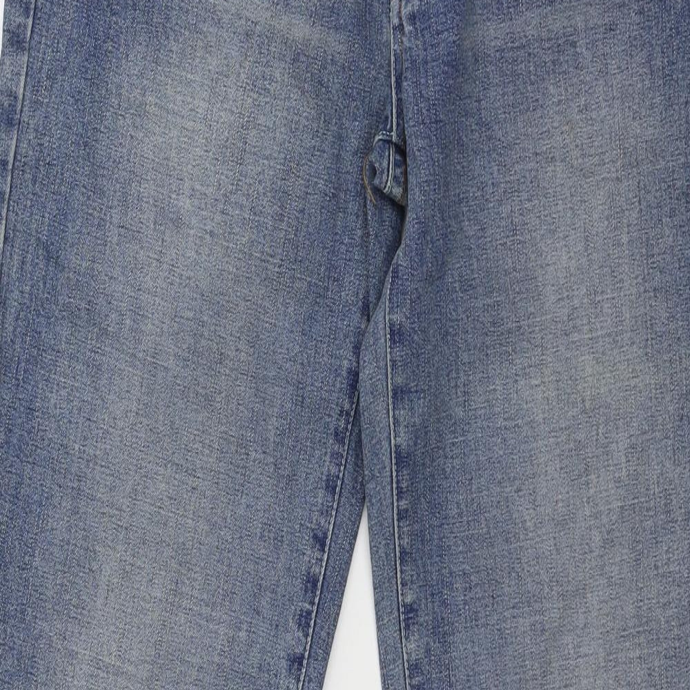 Stir Crazy Womens Blue  Denim Straight Jeans Size 30 in L32 in