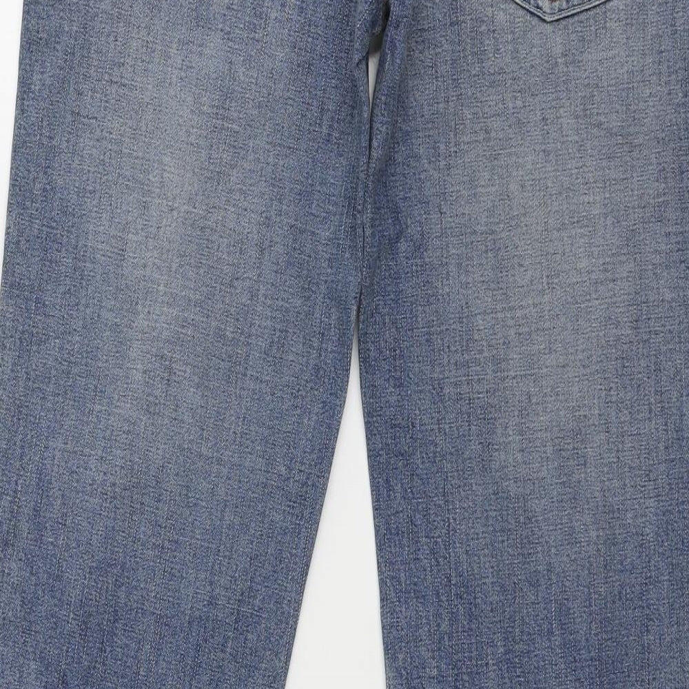 Stir Crazy Womens Blue  Denim Straight Jeans Size 30 in L32 in