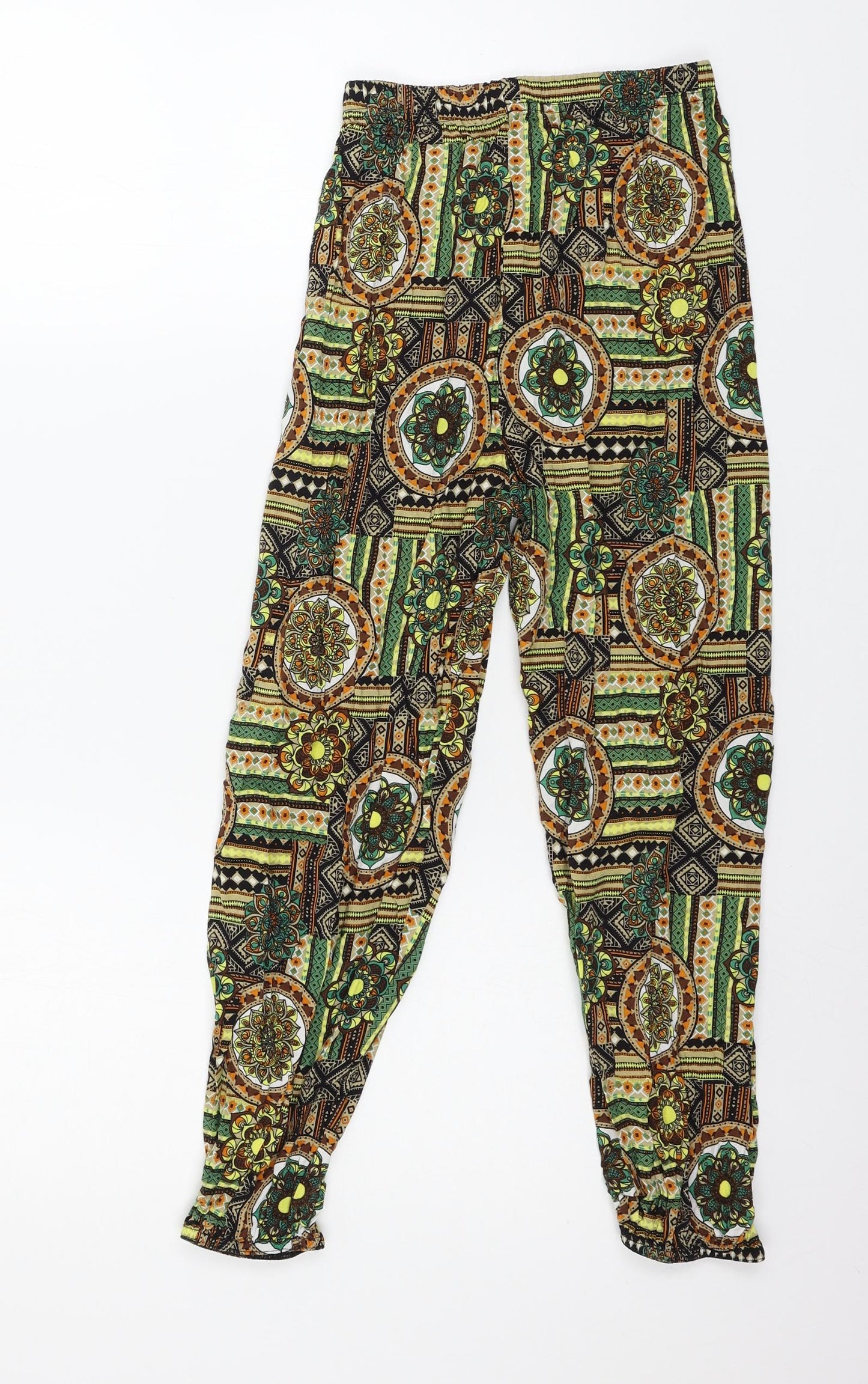 SheIn Womens Brown Geometric  Trousers  Size M L22 in