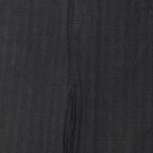 Cotton Traders Mens Green Check Denim Straight Jeans Size 48 in L25 in