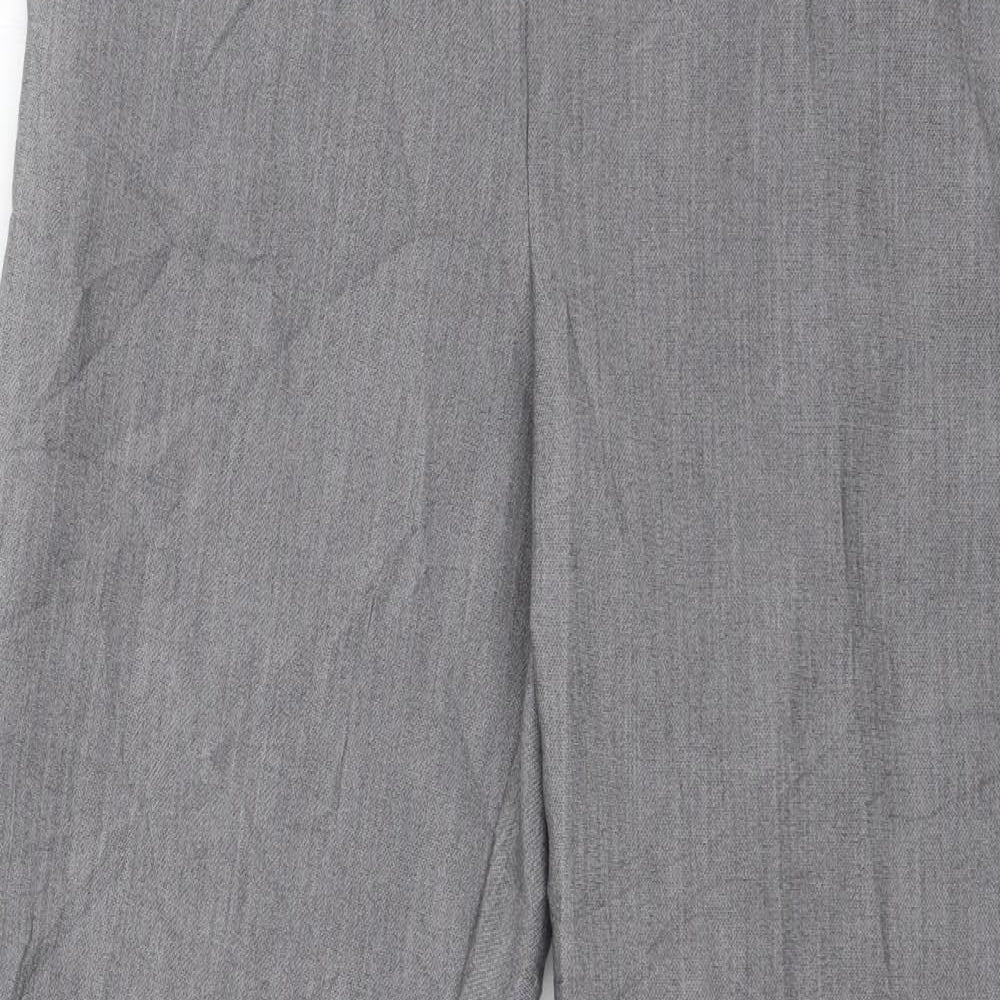 Papaya Womens Grey   Trousers  Size 10 L28 in
