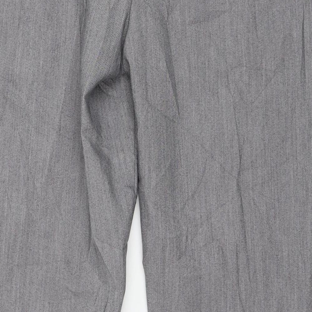 Papaya Womens Grey   Trousers  Size 10 L28 in