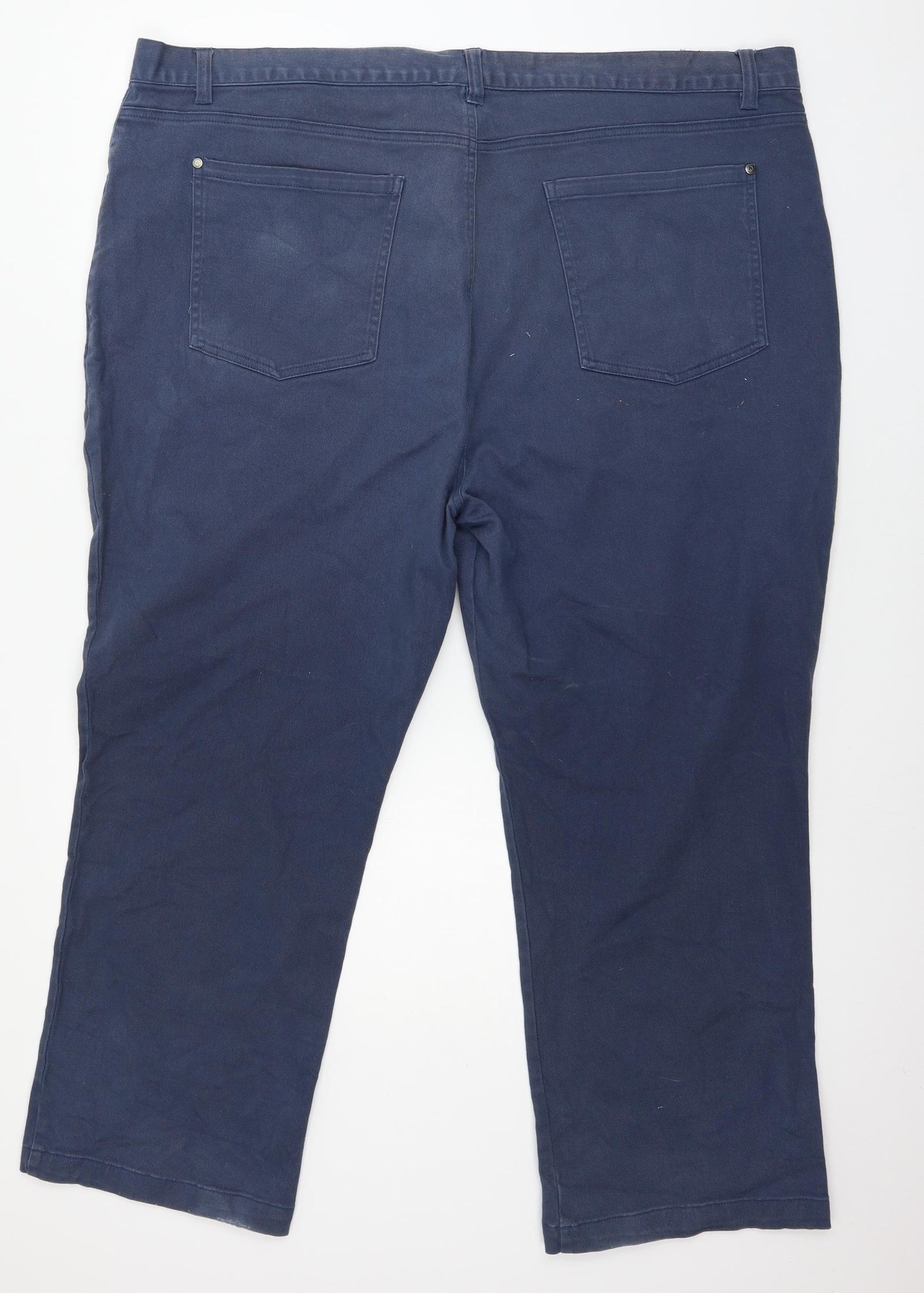 Cotton Traders Mens Blue  Denim Straight Jeans Size 48 in L25 in