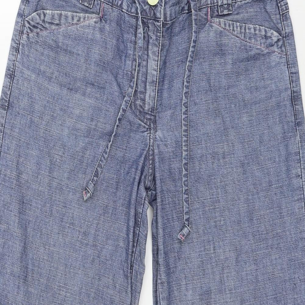 NEXT Womens Blue  Denim Cropped Jeans Size 8 L20 in