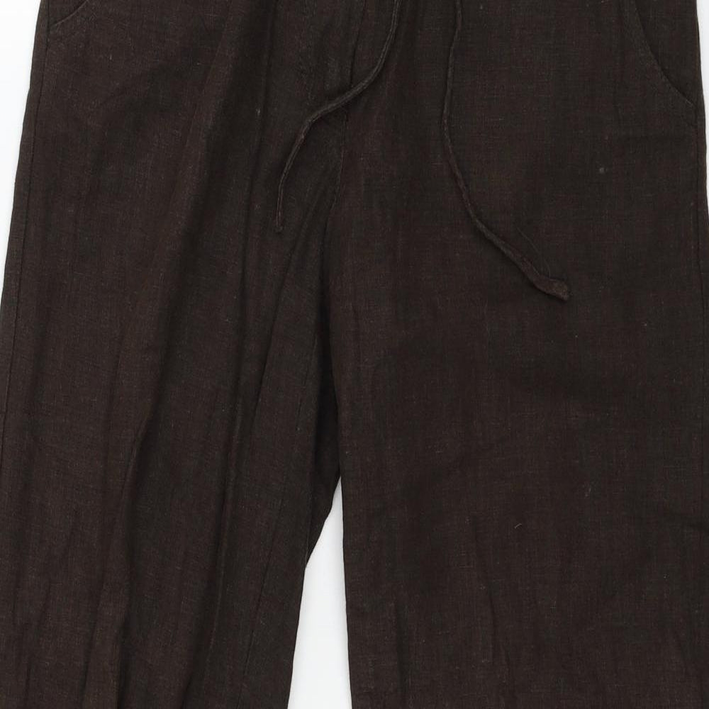 NEXT Womens Brown   Trousers  Size 6 L25 in