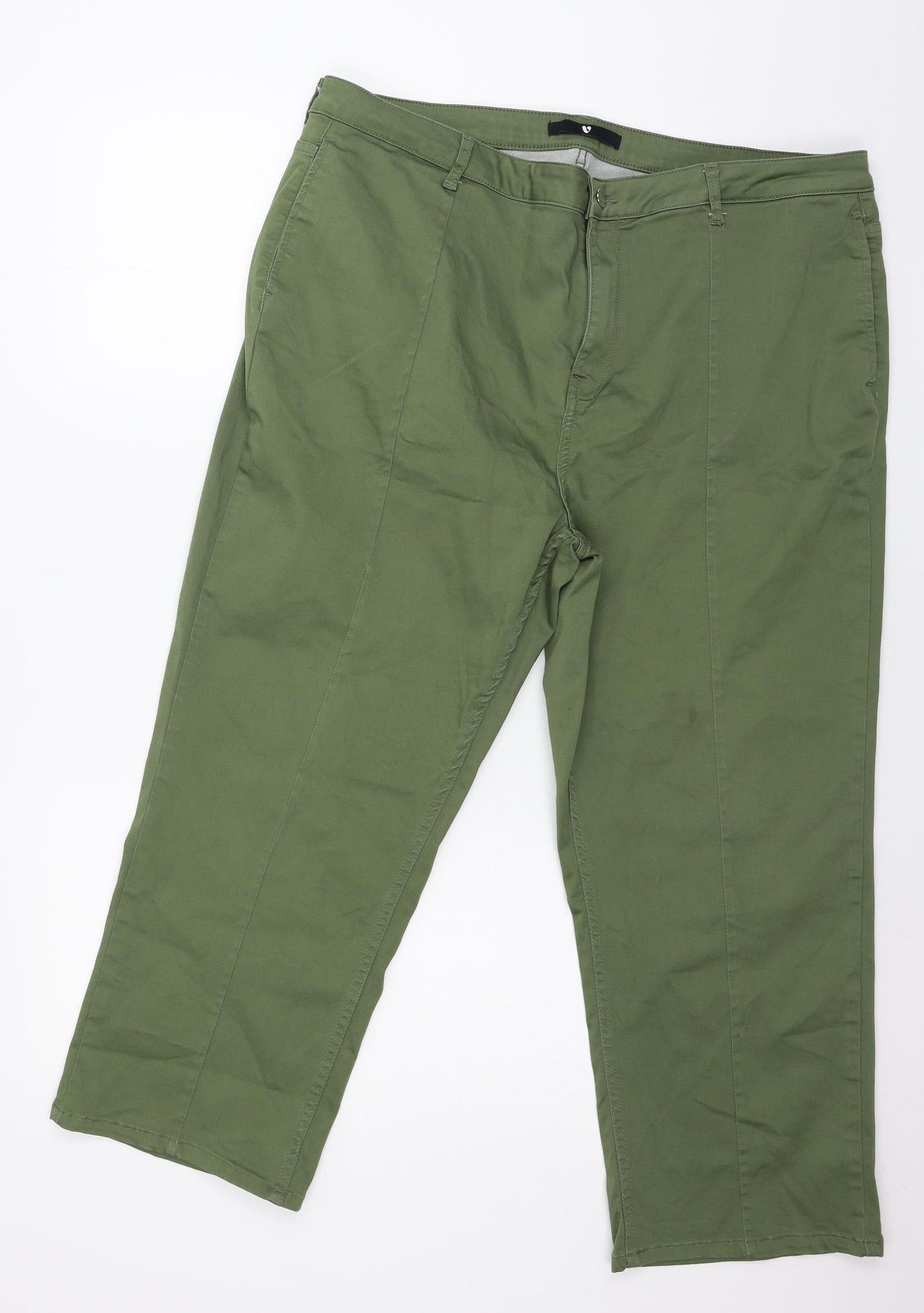 Very Womens Green  Denim Skinny Jeans Size 20 L23 in