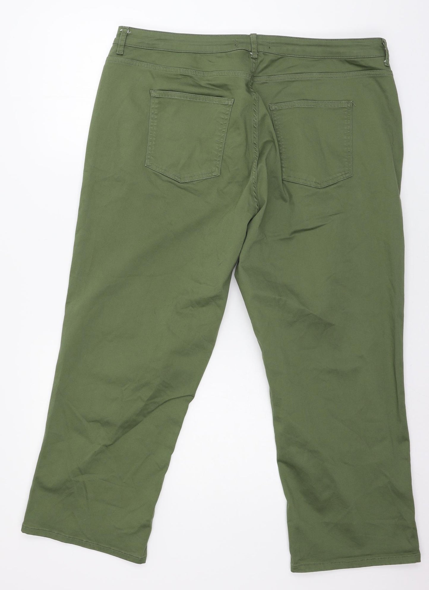 Very Womens Green  Denim Skinny Jeans Size 20 L23 in