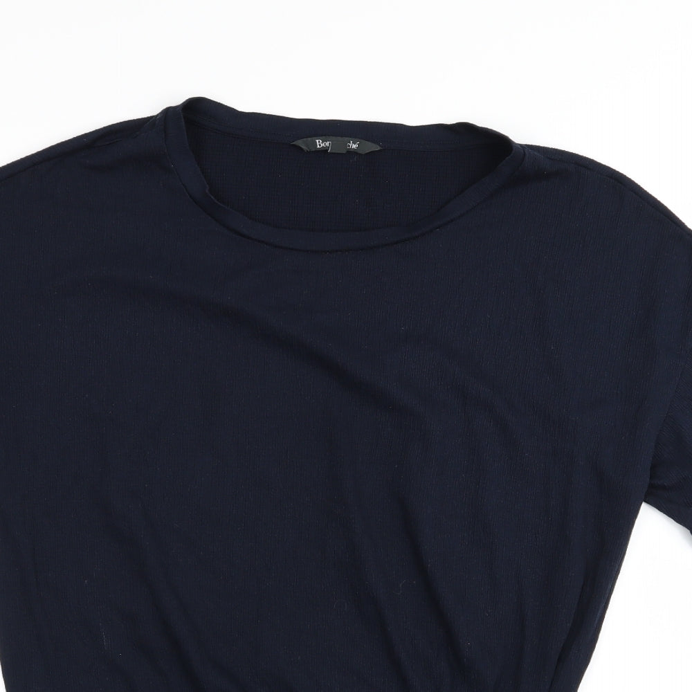 Bonmarché Womens Blue   Basic T-Shirt Size 14