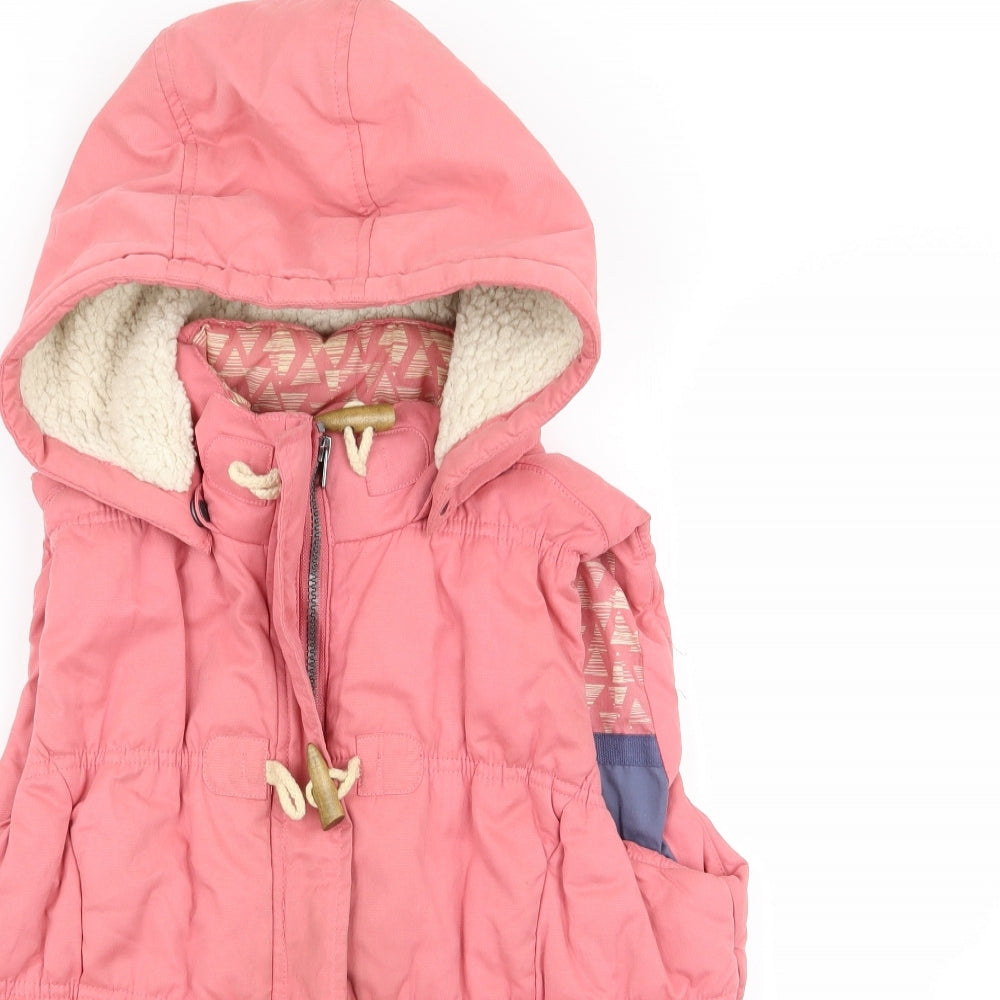 Debenhams Womens Pink   Gilet Coat Size 14