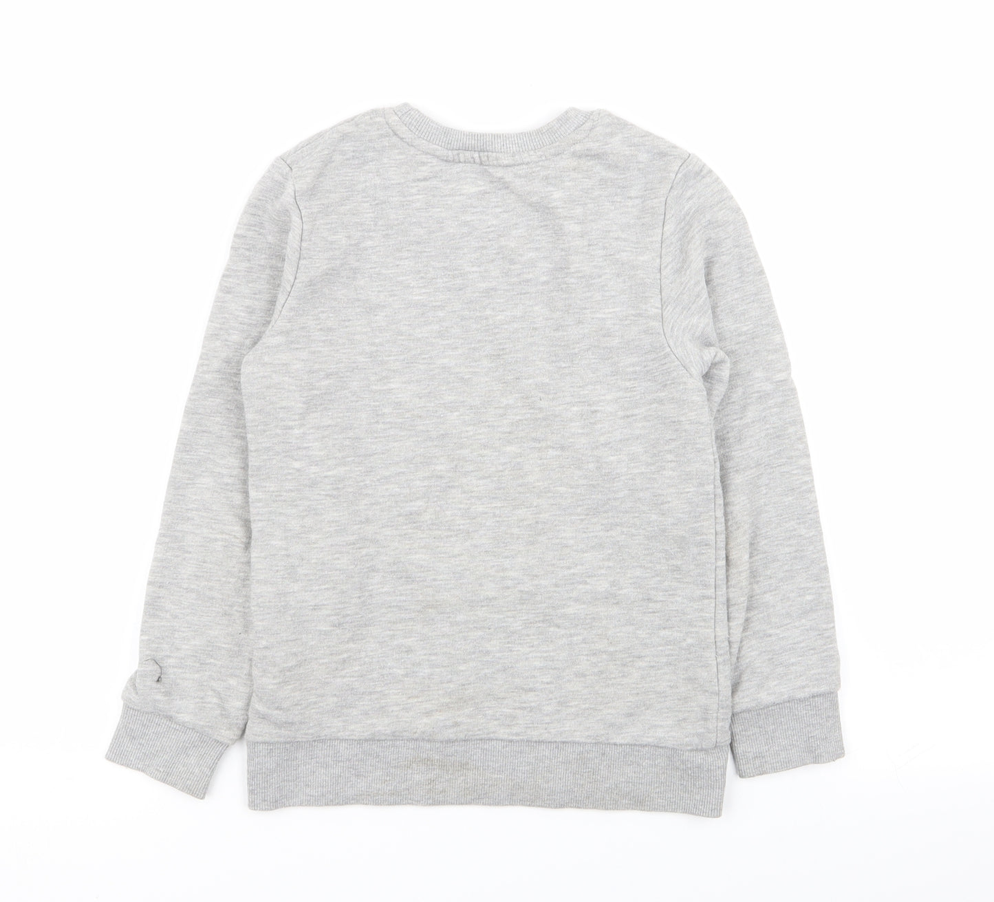 H&M Girls Grey   Pullover Jumper Size 7-8 Years