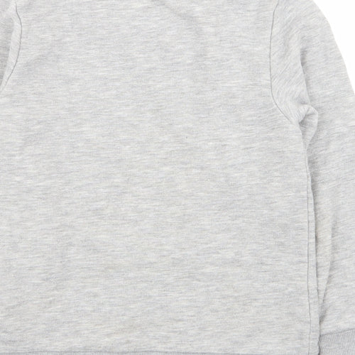 H&M Girls Grey   Pullover Jumper Size 7-8 Years