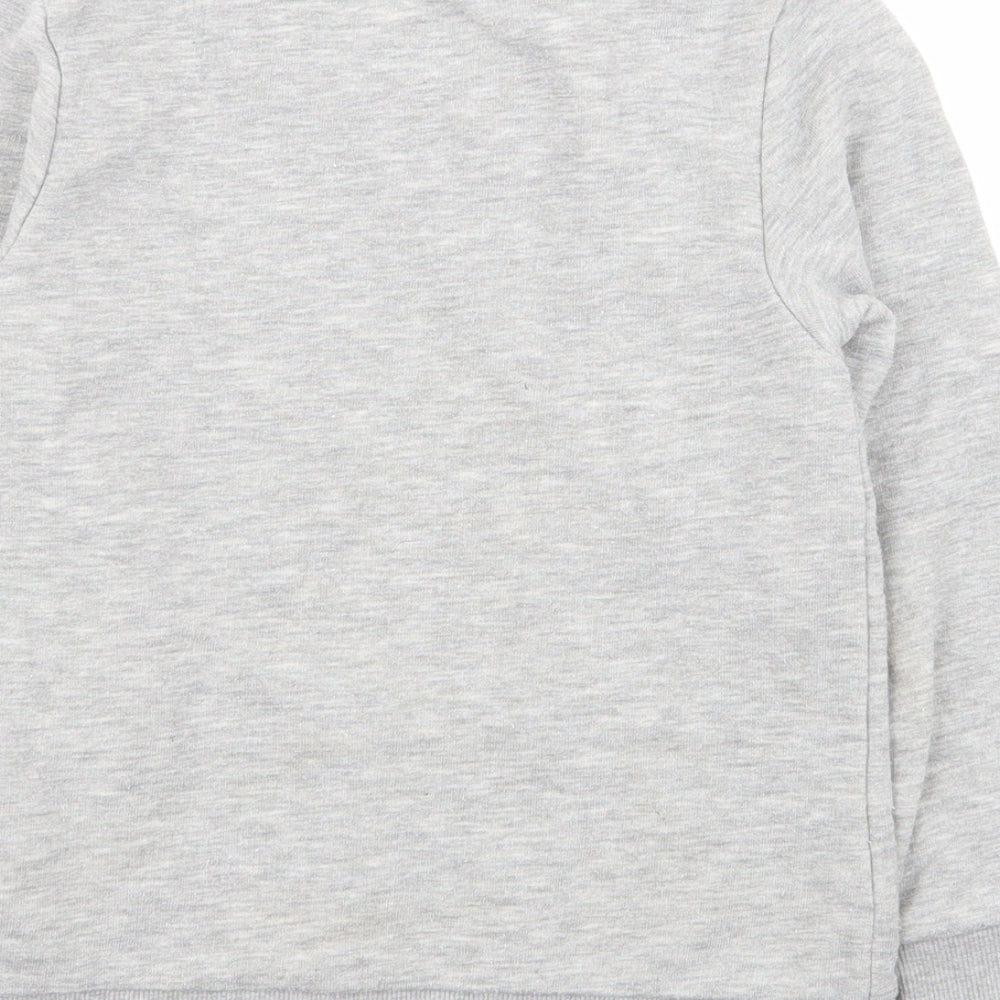 H&M Girls Grey   Pullover Jumper Size 7-8 Years