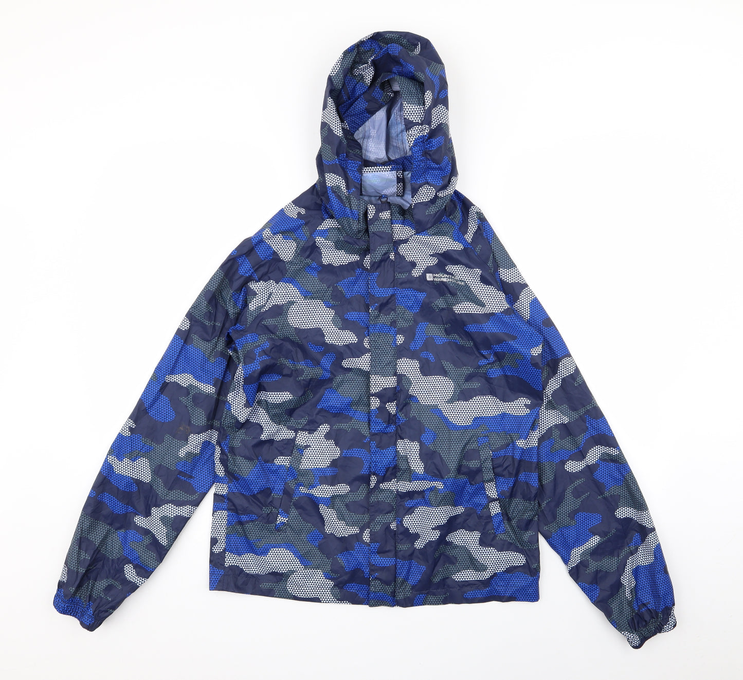 Mountain Warehouse Boys Multicoloured Camouflage  Rain Coat Coat Size 13 Years