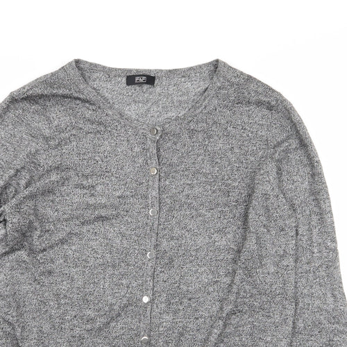 F&F Womens Grey   Cardigan Jumper Size 14