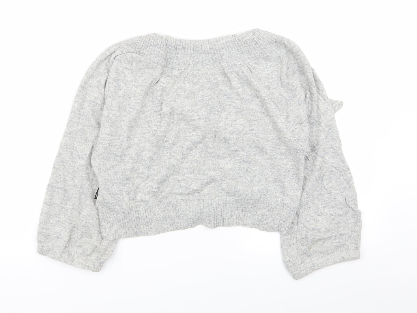 DEPT Womens Grey   Cardigan Jumper Size M